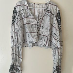 Free People two piece pant set